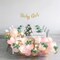 Shower Decorations for Girl with Pink Balloon Arch Garland Kit, Baby Girl Banner Decor, Eucalyptus Boho Greenery Vine, Light Pink, Peach Blush, Gold, Confetti Balloons